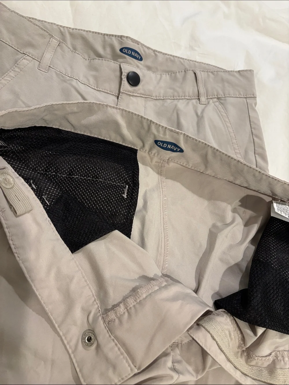 Old Navy Neutral Taupe Shorts - Stretch Performance (2 pairs)